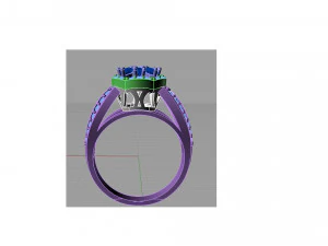 ring with briliance 3D Print Model