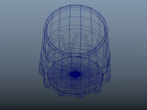 whiskey glass 3D Model