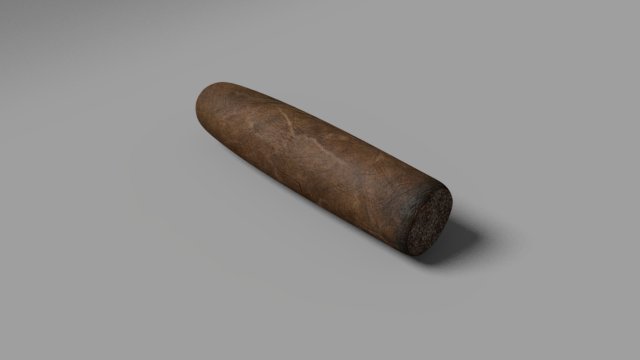 cigar Modelo 3D .c4d .max .obj .3ds .fbx .stl .blend 