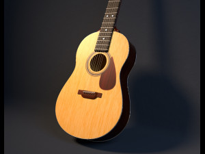 taylor guitar 3D Model