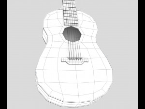 taylor guitar 3D Model