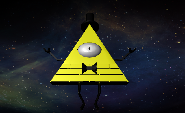 bill cipher 3D Модель .c4d .max .obj .3ds .fbx .stl .blend 