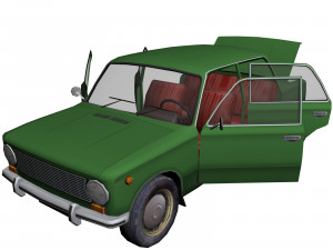 vaz 2101 3D मॉडल
