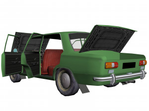 vaz 2101 3D मॉडल