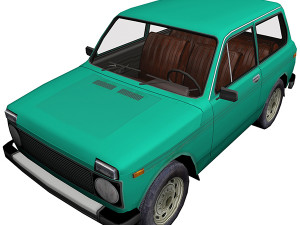 vaz 2121 3D मॉडल