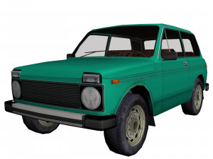 vaz 2121 3D मॉडल