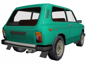 vaz 2121 3D मॉडल