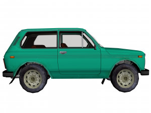 vaz 2121 3D मॉडल