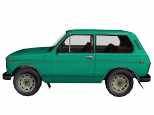 vaz 2121 3D मॉडल