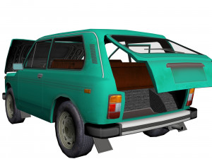 vaz 2121 3D मॉडल