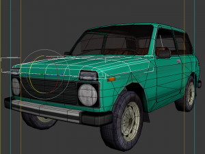 vaz 2121 3D मॉडल