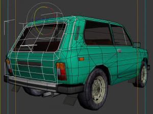 vaz 2121 3D Model
