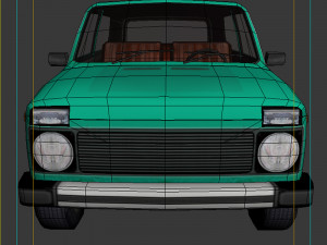 vaz 2121 3D मॉडल