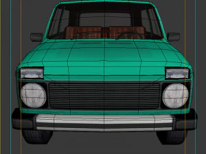 vaz 2121 3D Model