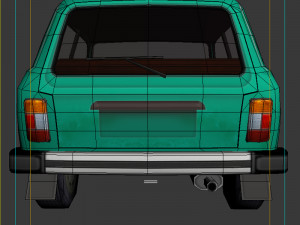 vaz 2121 3D मॉडल
