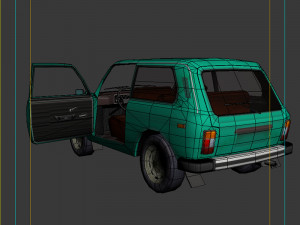vaz 2121 3D मॉडल