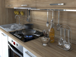 kitchen 01 3D Model