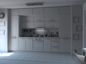 kitchen 01 3D Model
