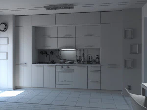 kitchen 01 3D Model