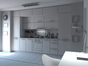 kitchen 01 3D Model