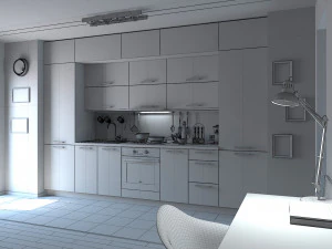 kitchen 01 3D Model