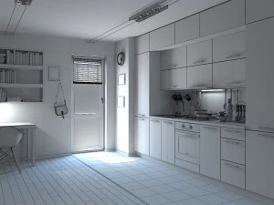 kitchen 01 3D Model