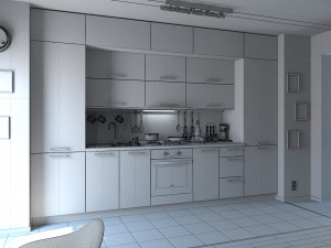 kitchen 01 3D Model