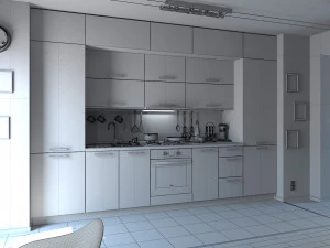 kitchen 01 3D Model