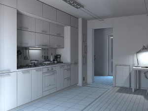 kitchen 01 3D Model