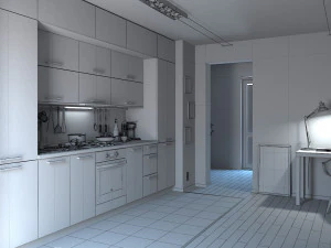 kitchen 01 3D Model