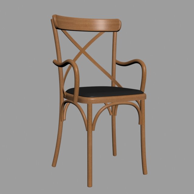 thonet chair 3D in 3DExport