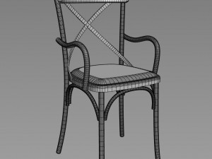 thonet chair Modelo 3D