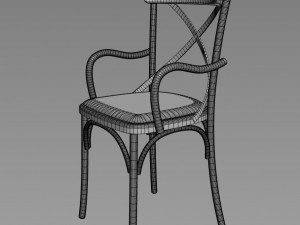 thonet chair Modelo 3D