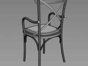 thonet chair Modelo 3D
