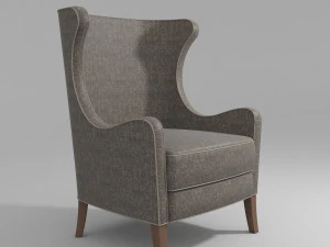 bergere armchair 3D Model