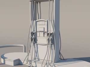 fuel dispenser Modello 3D