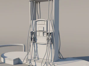 fuel dispenser 3D Model