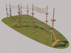 rope park 3D 모델