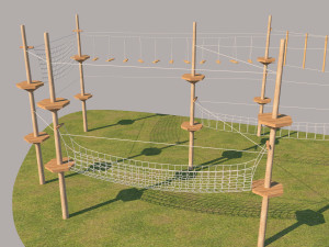 rope park 3D मॉडल