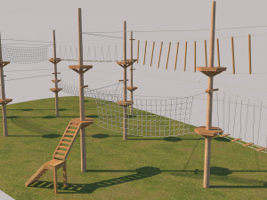 rope park 3D मॉडल