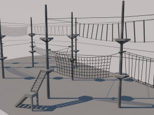 rope park 3D मॉडल