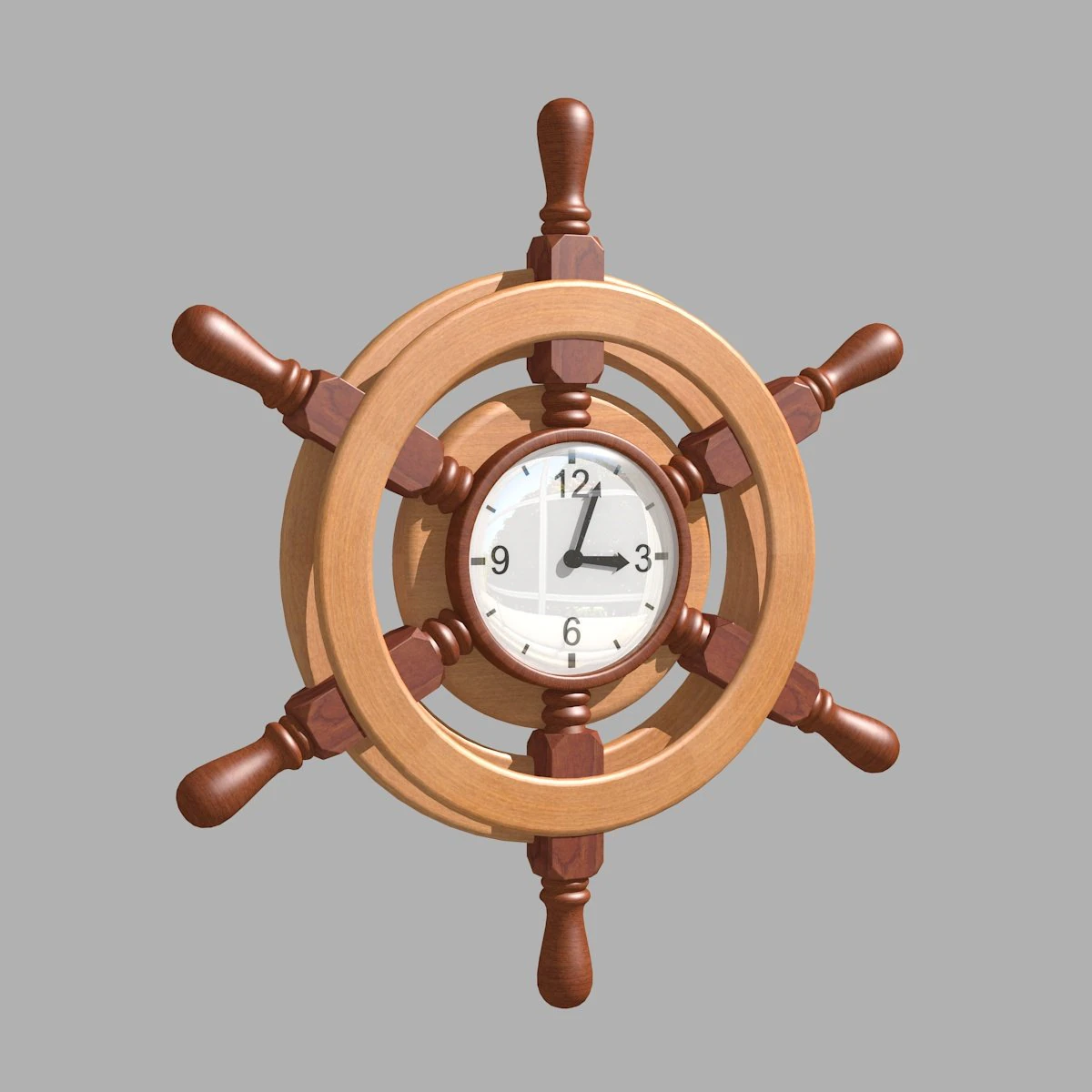 wall clock 3D Model .c4d .max .obj .3ds .fbx .stl .blend 