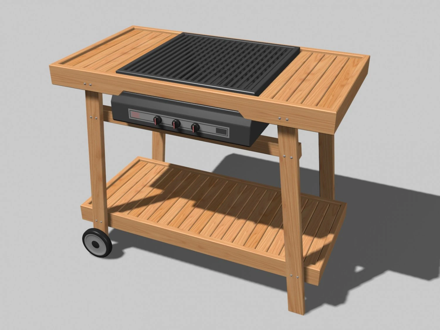 barbecue 3D Model .c4d .max .obj .3ds .fbx .stl .blend 