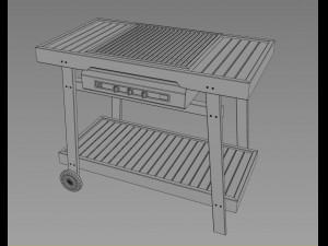 barbecue 3D 모델