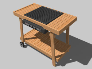 barbecue 3D 모델