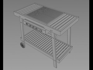 barbecue 3D 모델