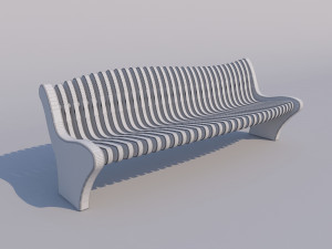 bench Model 3D