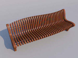 bench Model 3D