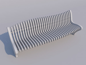 bench Model 3D