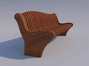 bench Model 3D